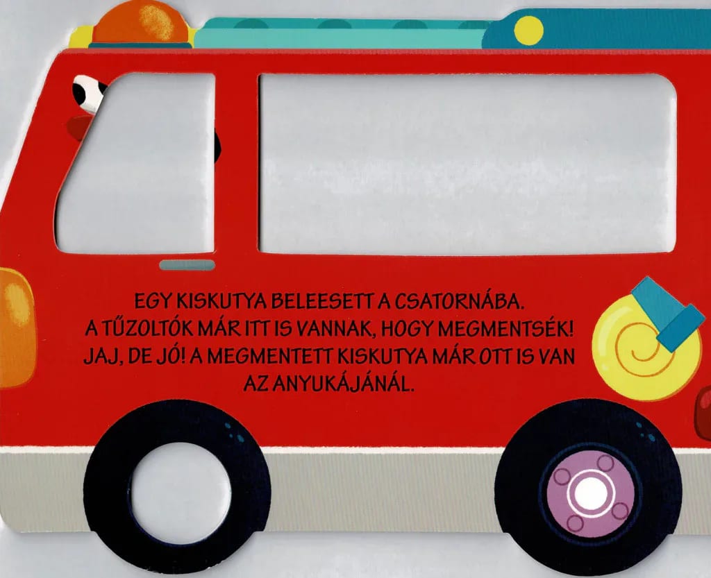 Utazz velünk! Tűzoltóautó – Hangmodulos könyv 2. kép
