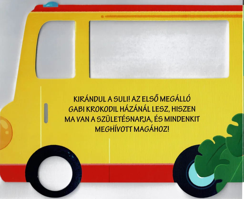 Utazz velünk az iskolabuszon – Hangmodulos könyv, imaginea 2