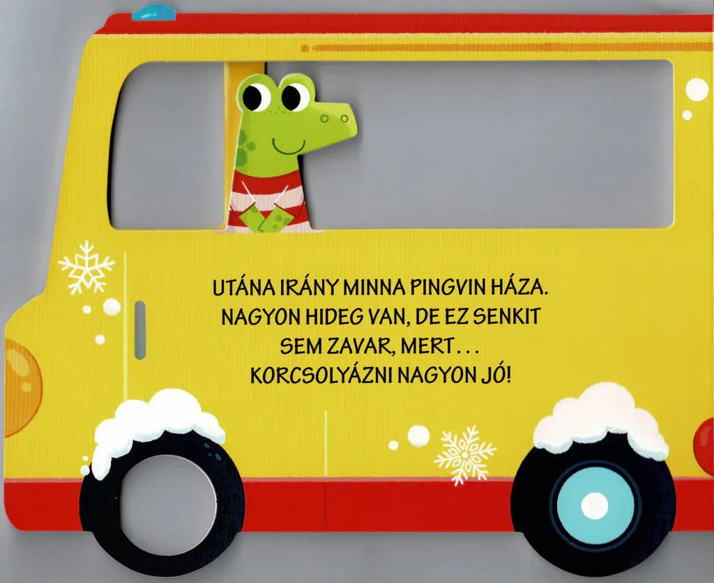 Utazz velünk az iskolabuszon – Hangmodulos könyv, imaginea 4