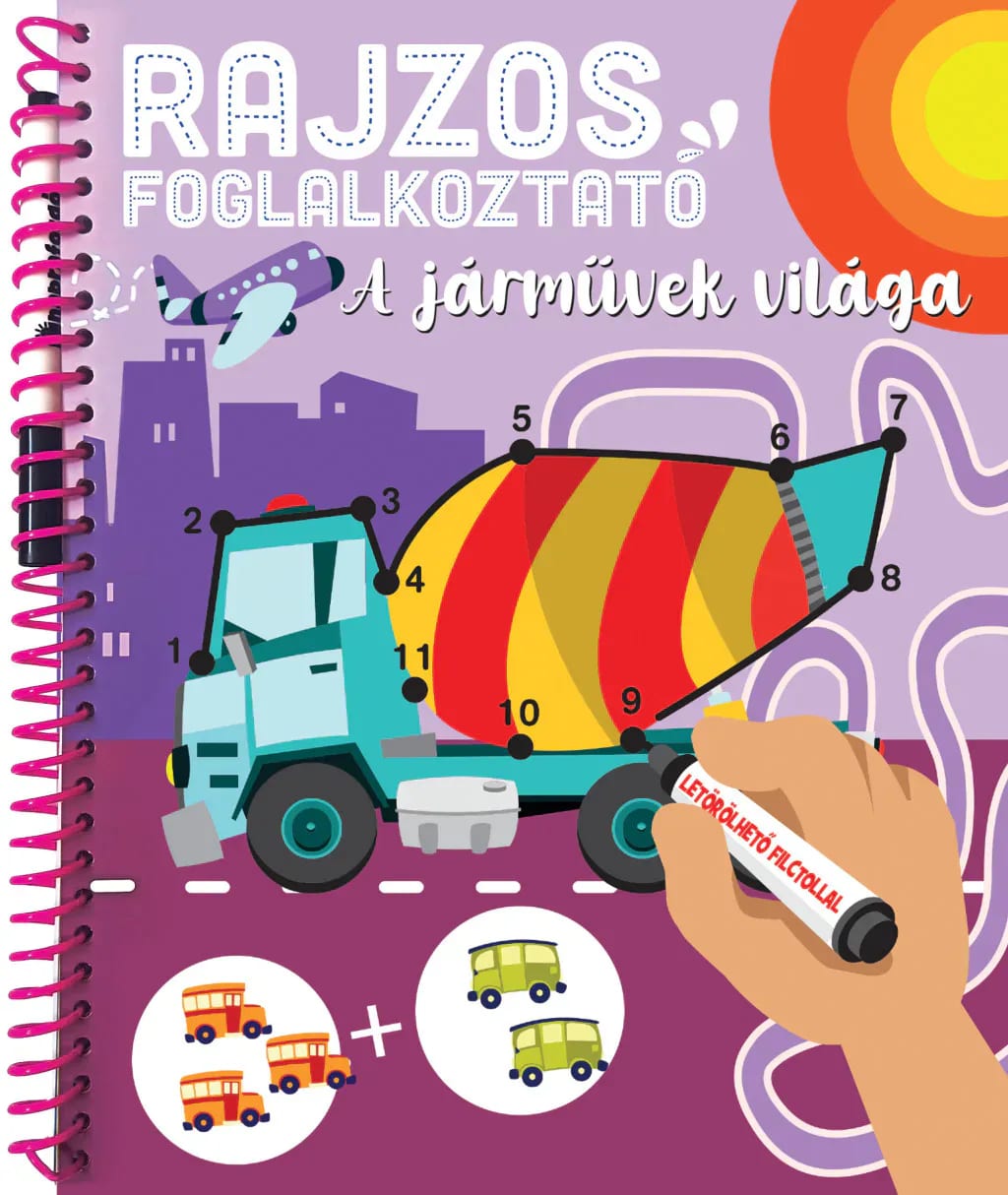 Rajzos foglalkoztató – A járművek világa 1. kép