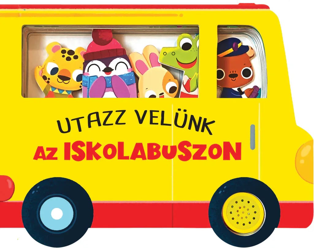 Utazz velünk az iskolabuszon – Hangmodulos könyv, imaginea 1